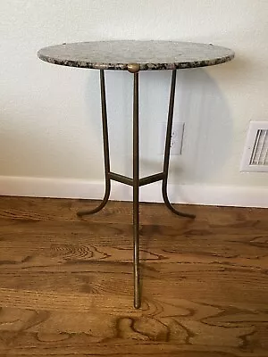 Cedric Hartman Mid Century Brass And Marble Side End Table • $1000