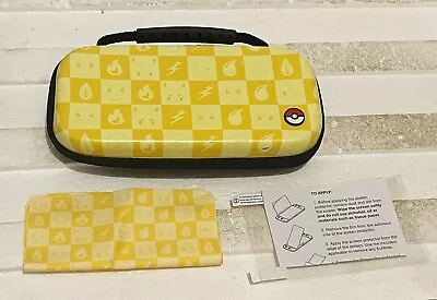 Nintendo Switch Lite Protection Case POKEMON With Cloth Screen Protector - EUC • $30