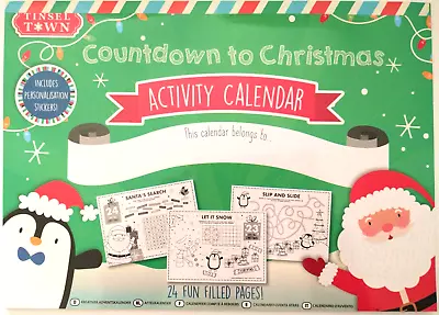 Kids Activity Book Christmas Calendar Countdown To Christmas - 24 Page • £4.95