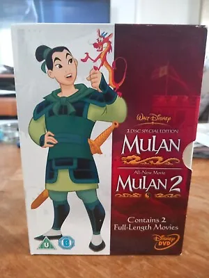 Mulan/Mulan 2 [DVD] [2004] Good James Hong Lea Salonga June Foray Freda Foh • £3.99