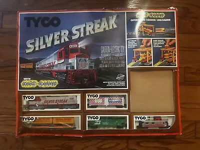 Vintage 1970's Tyco Ho Scale Train Set Silver Streak With Nite Glow - Rare -mint • $299.95