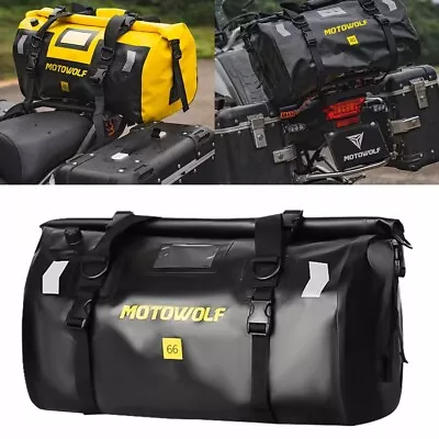 66L Motorcycle Travel Dry Bag Waterproof Duffle Bag Luggage Rear Seat Tail Bag • $60.03