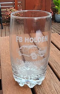 Holden FB 50th Anniversary Glass 1960 -2010. Nasco & EK Nuts Too. Check This • $25