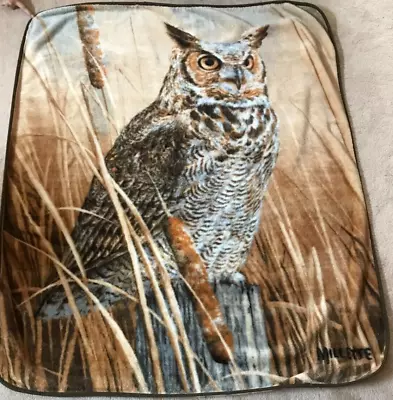 The Northwest Company SOFT OWL THROW BLANKET 45  X 58  Millette • $15.99