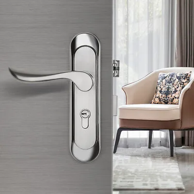 Home Entrance Keyed Entry Security Door Lever Mortise Lock Set Universal Lockset • $25.38