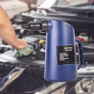 Battery Filler Jug Automotive Fluids Deep Cycle Batteries Jug W/Auto Shut Off 2L • $30.26