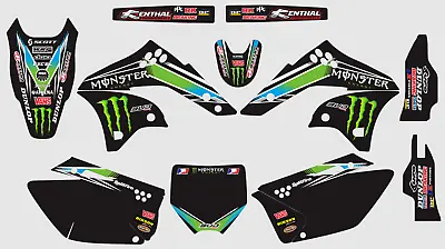 240212 Mx Decals Stickers Graphics Kit For  Kawasaki Kx250f 2006 2007 2008 • $95