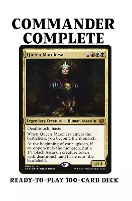 Queen Marchesa PROTECT THE MONARCH  Magic MTG Custom Commander Deck • $99.99