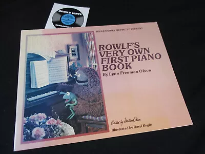 Rowlf's Very Own First Piano Book Easy Solos Kids Muppets Sheet Music Song • $6.99