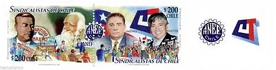 Chile 1999 #1968-69 Sindicalistas De Chile MNH Con Viñeta • $4.50