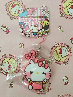 $16.80 • Buy Sanrio Hello Kitty Mini Mirror Key Ring Chain Trinket Cell Phone Strap Charm