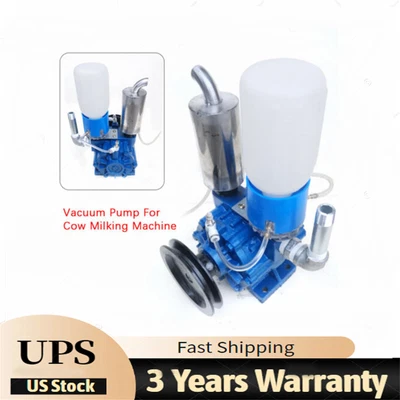 $129.01 • Buy Cow Milking Machine Vacuum Pump Fit Cow Goat Milker Bucket Tank Barrel 250 L/min