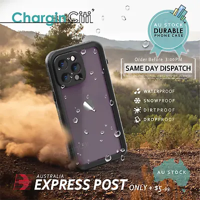 Life Waterproof Dust ShockProof Case IPhone 15 14 13 12 11 Pro Max XR X SE 7 8 • $19.89