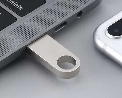 $6.99 • Buy 8GB Metal USB Stick (Silver - Flash Drive) - FREE TRACKED POSTAGE!