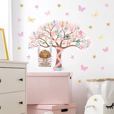 £14.94 • Buy Fairy Wall Stickers, Wall Decals, Magical Blossom Tree Fairy FARY.8