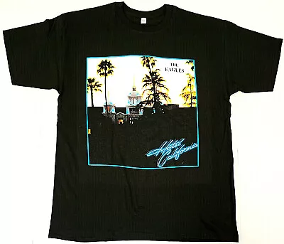 EAGLES T-shirt Hotel California Classic Rock Band Men's 100% Cotton Tee New • $15.99