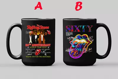 Rolling Stone Anniversary 60th Coffee Mug The Rolling Stones Mug • $12.99