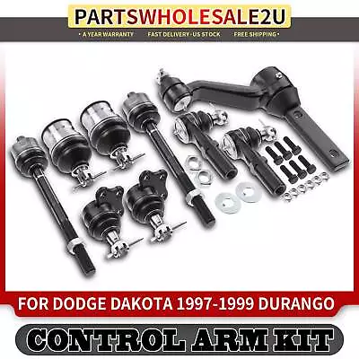 Set Of 9 Front Tie Rod End & Ball Joint And Idler Arm For Dodge Dakota Durango • $87.99