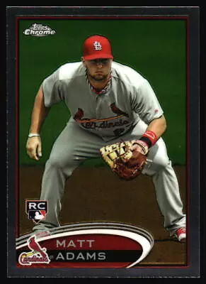 2012 Topps Chrome Matt Adams Rookie #199 St. Louis Cardinals • $1.70