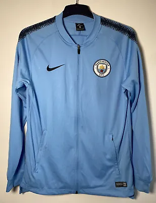 Manchester City Nike Football Training Drill Top Full Zip Jacket - Size Medium • £29.99