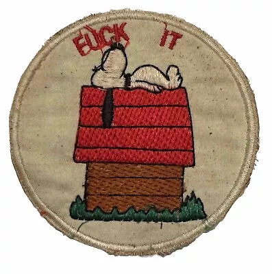 Vietnam War Patch USSF US Special Forces Snoopy Says MACV-SOG Military Badge Vtg • $19.99