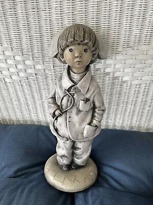 £113.23 • Buy Vintage 1993 Henri Studio Little Dreamer Doctor Garden Statuary Yard Ornament