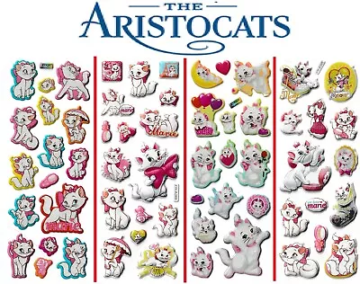 Stickers 3D Puffy THE ARISTOCATS 🐈🐱 Marie Duchess Toulouse Berlioz Roquefort • $1