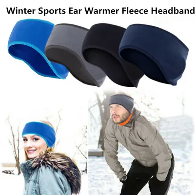 £3.95 • Buy Fleece Headband Warm Hat Ear Muff Warmer Winter Ski Snowboard Mens Womens Ladies