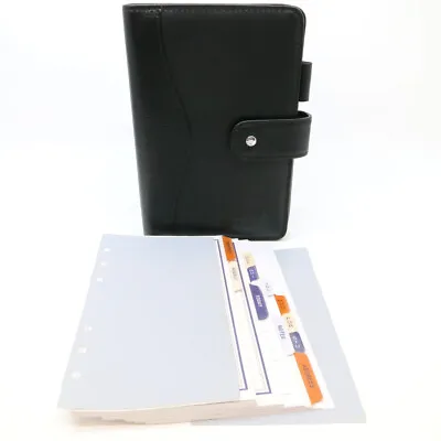 Authentic Montblanc Agenda MM Day Planner Cover Black Leather #36632643 • $110