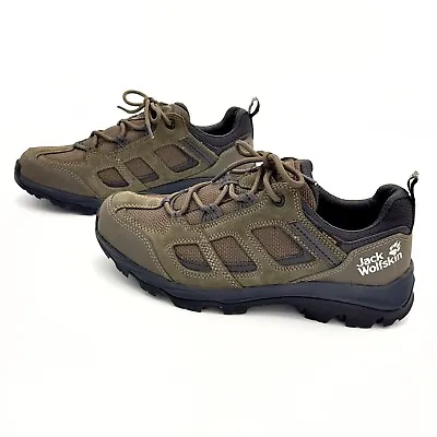 JACK WOLFSKIN Suede Hiking Shoes For Men Vojo 3 Texapore Low • £97.66