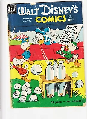Walt Disney’s COMICS AND STORIES 120 CARL BARKS DONALD DUCK  1950 • $20
