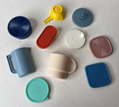 Lot Of 10 Vintage 1980s Tupperware Magnet Gadget Miniatures EXCELLENT • $35