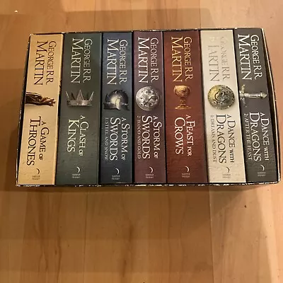 A Game Of Thrones: A Song Of Ice And Fire 7 Book Set (2012. Paperback) • £20