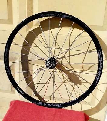 Vision Team 30 AL Front Wheel 9mm Thru Disc Tubeless Ready Gravel Cyclocross • $57.29