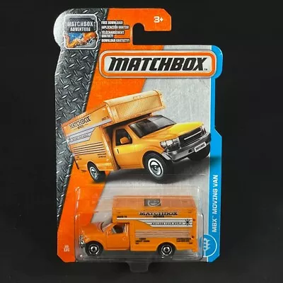 2016 Matchbox MBX Moving Van 28/125 Orange Diecast SEALED • $6.99