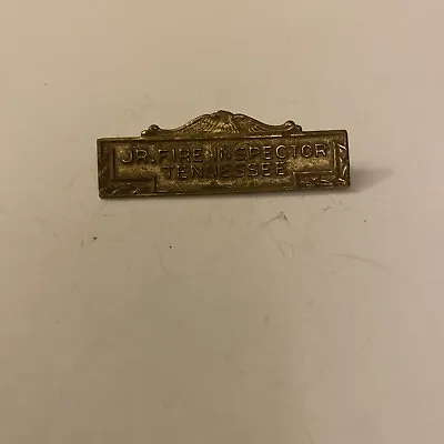 Vintage Jr. Fire Inspector Badge Tag!!! Tennessee  • $9.99