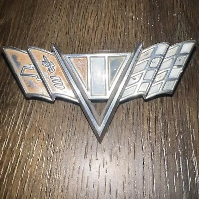 Vintage Chevrolet Corvette Stingray Badge Emblem Metal 1960s Part # 3840318 • $19.99
