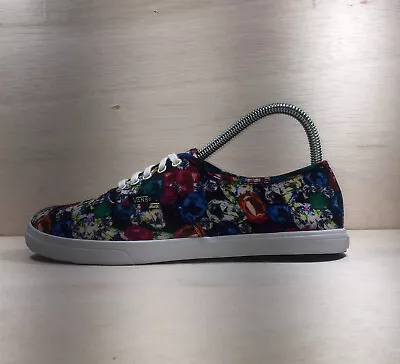 Vans Floral Rose Pattern Lace Up Sneakers Women’s US 7.5 Men US 6 TB4R Shoes 433 • £21.84