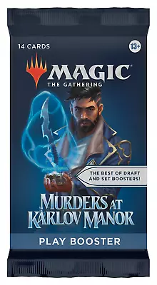 Magic The Gathering: Murders At Karlov Manor - Play Booster Pack • $7.99