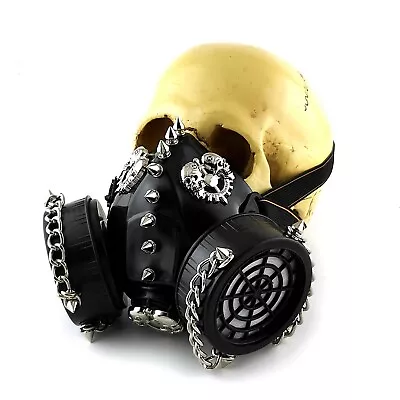 £21.23 • Buy Spike Skull Steampunk Gothic Gas Mask Cosplay Respirator Accessories