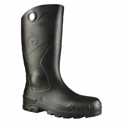 Dunlop 8677633 Chesapeake Steel Toe Pvc Safety Boot Waterproof Black Size 10 • $21.49