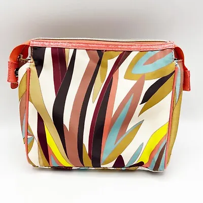 MISSONI X Target Collection Makeup Bag Travel Cosmetic Cases Leaves Chevron 9  • $12