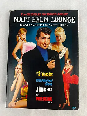 Matt Helm Lounge (Silencers/Wrecking Crew/Ambushers/Murderers Row) (DVD... • $44.99