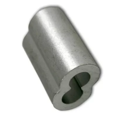 10 Aluminum Swage Sleeves For Wire Rope 1/2 . Made In USA • $27.45