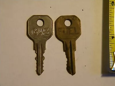 Vintage Gas Key Stamped Gc520 And Fuel Key Gc123 • $2.49