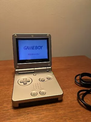 Nintendo Game Boy Advance SP - Silver - With Star Wars Game • £25