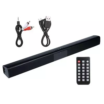 Blesiya Soundbar TV Sound Bar Wired And Wireless 5.0 Powerful Multi-input • £37.68