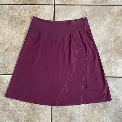 Mountain Hardwear Women’s Small Purple Burgundy A Line Skirt Organic Cotton • $19.99