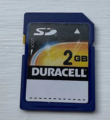 Duracell 2GB SD Memory Card - Made In Japan + Tracked Postage • $15