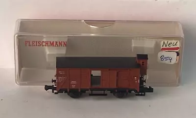 Fleischmann N Piccolo 8355 Box Car With Raised Brakeman's House (Z4N) • $14.99